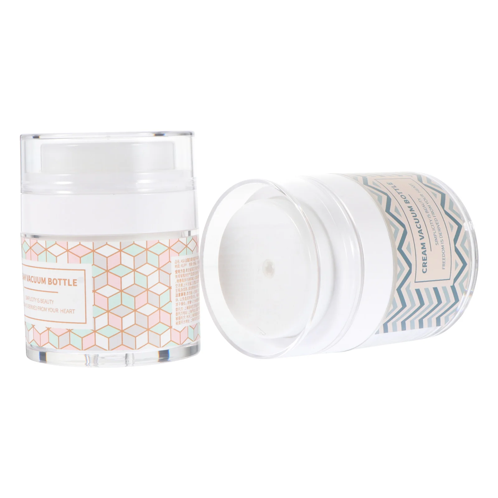 2 шт., флаконы для крема для лица 
2 шт., флаконы для крема для лица