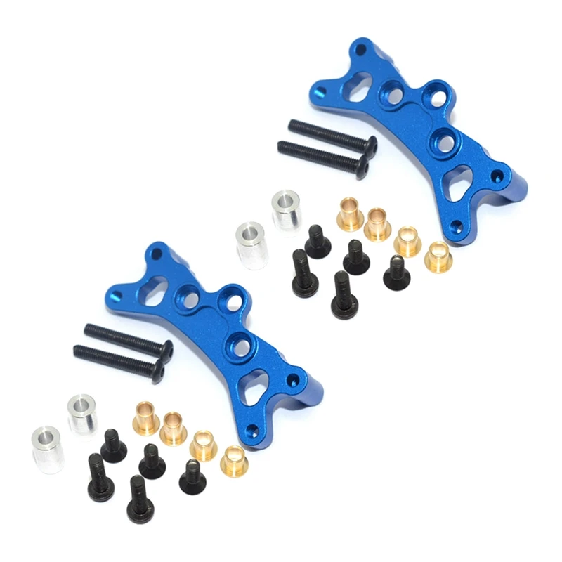 2X Aluminum Alloy Front Shock Damper Plate Stays For Tamiya TT02B TT-02B 1/10 RC Car Parts Accessories,Blue
2X Aluminum Alloy Front Shock Damper Plate Stays For Tamiya TT02B TT-02B 1/10 RC Car Parts Accessories,Blue