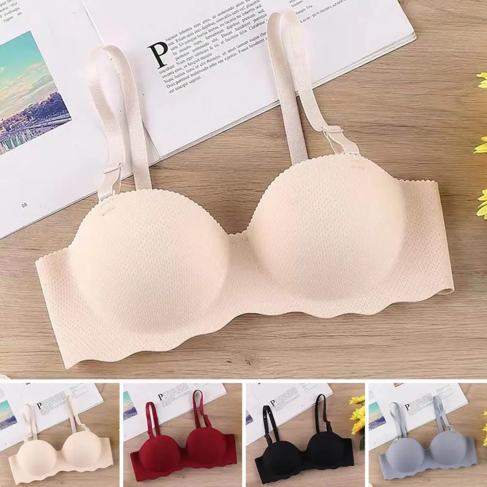 Women Bra Soft Comfortable Underwear Ladies Seamless Push-Up Bra with Four Rows Buckles Everyday Wear
Women Bra Soft Comfortable Underwear Ladies Seamless Push-Up Bra with Four Rows Buckles Everyday Wear