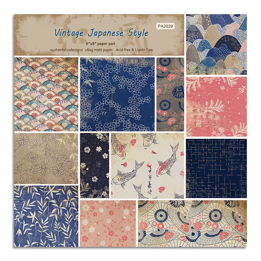 24pcs DIY Photo Album Scrapbook junk journal hand account Retro card background paper single-sided pattern paper without glue
24pcs DIY Photo Album Scrapbook junk journal hand account Retro card background paper single-sided pattern paper without glue