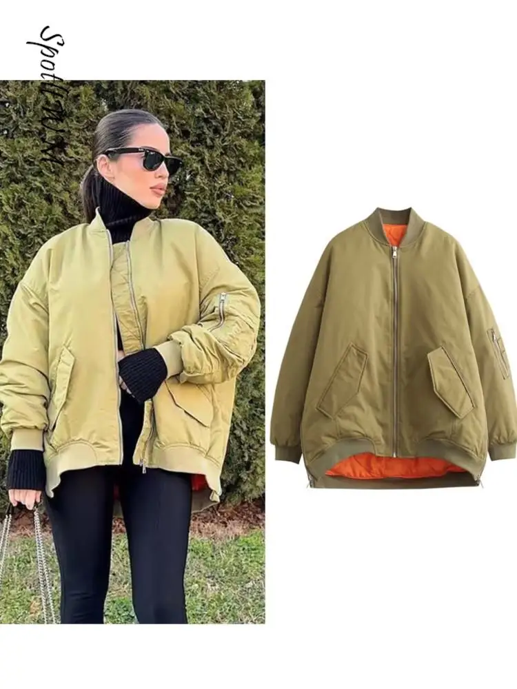 Jackets for Women 2023 Winter Bomber Jacket Coats Female Chic Elegant with Pocket Long Jackets Ladies Loose New Outerwear Cloth
Jackets for Women 2023 Winter Bomber Jacket Coats Female Chic Elegant with Pocket Long Jackets Ladies Loose New Outerwear Cloth