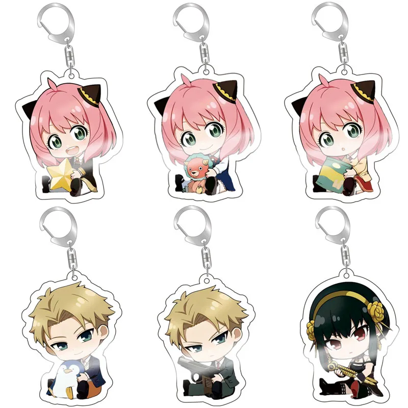 Anime SPY×FAMILY Acrylic Keychain Cartoon Figure Cosplay Yor Loid Anya Pendant Key Ring Jewelry Gift
Anime SPY×FAMILY Acrylic Keychain Cartoon Figure Cosplay Yor Loid Anya Pendant Key Ring Jewelry Gift