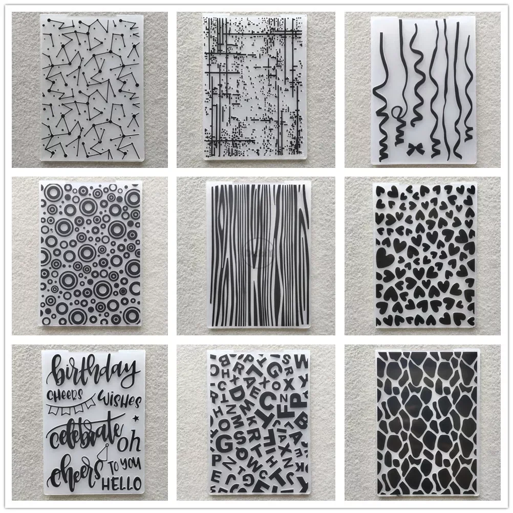 Styles) 2021 Geometry Embossing Folders for Papers Photo Album Making Card Supplies DIY Plastic Scrapbooking Cutting Dies
Styles) 2021 Geometry Embossing Folders for Papers Photo Album Making Card Supplies DIY Plastic Scrapbooking Cutting Dies