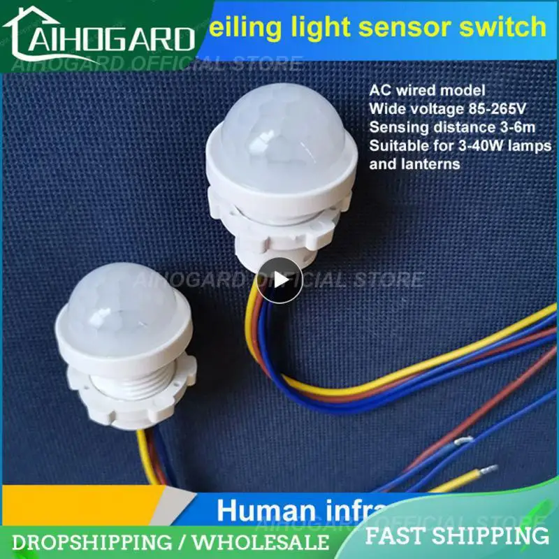 Control Ceiling Light Automatic Sensor Light Switch Human Body Sensor Body Motion Sensor Infrared Pir Probe 2023 Adjustable Hot
Control Ceiling Light Automatic Sensor Light Switch Human Body Sensor Body Motion Sensor Infrared Pir Probe 2023 Adjustable Hot
