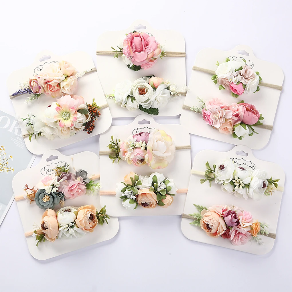 2PCS Set Baby Headband Flower Toddler Headwear Party Newborn Hair Band Photography Studio Decoration Accessory Type 1
2PCS Set Baby Headband Flower Toddler Headwear Party Newborn Hair Band Photography Studio Decoration Accessory Type 1