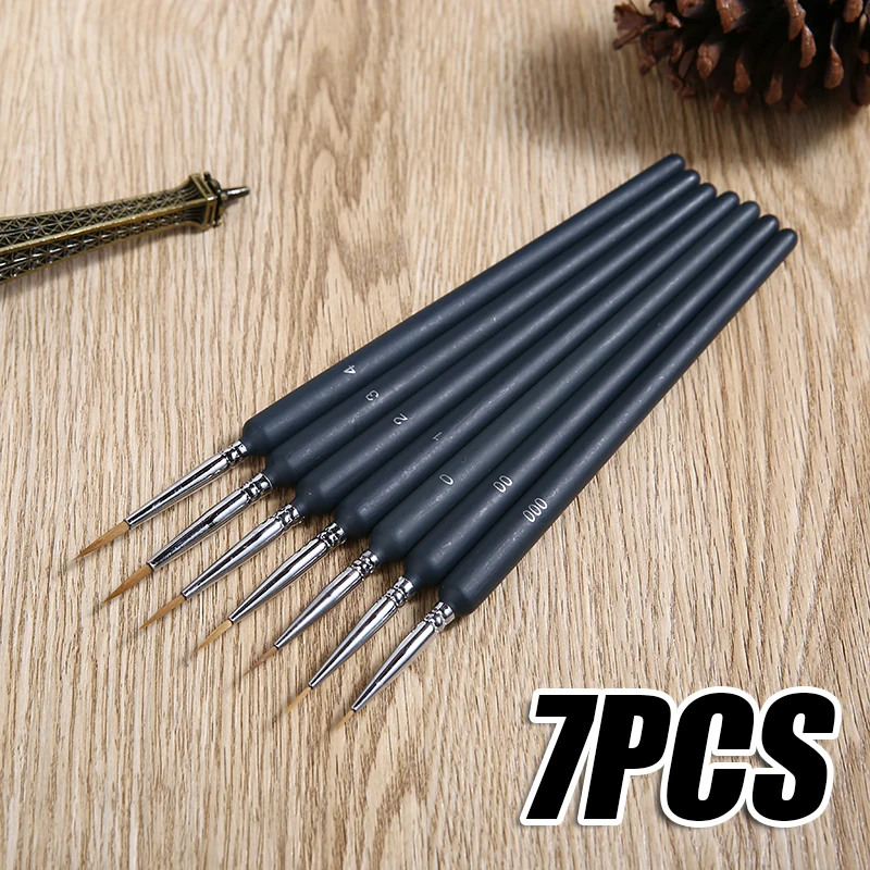7Pcs Miniature Hook Line Pen Art Painting Brushes Hair Paint Brush Gouache Watercolor Oil Paints Artists Hand Maker Painting
7Pcs Miniature Hook Line Pen Art Painting Brushes Hair Paint Brush Gouache Watercolor Oil Paints Artists Hand Maker Painting