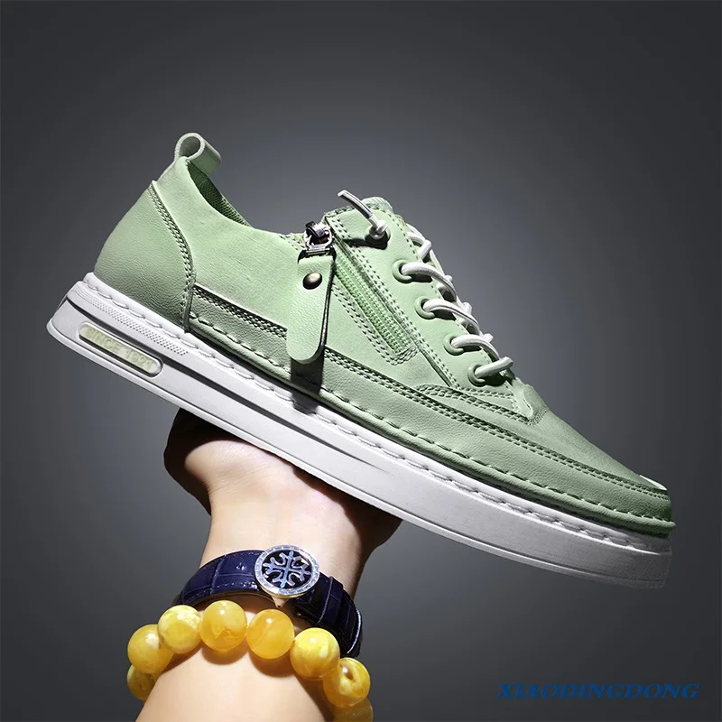 Summer Men Ice Silk Casual Shoes Fashion Casual Shoes Leather Trend Flat Shoes Korean Plate Shoes Student Zipper Breathable
Summer Men Ice Silk Casual Shoes Fashion Casual Shoes Leather Trend Flat Shoes Korean Plate Shoes Student Zipper Breathable