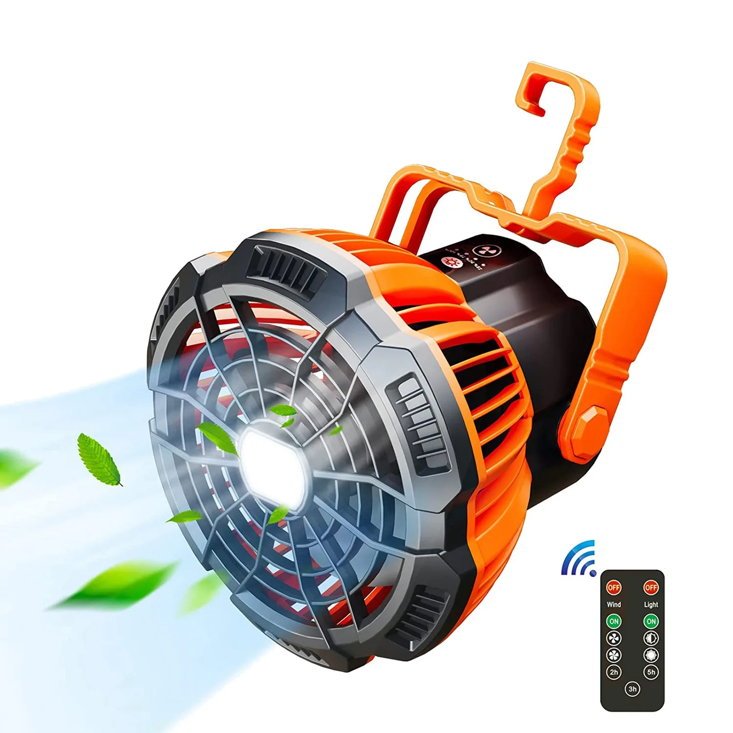 Camping Fan with LED Lantern, 25 Hours Portable Battery Operated Fan with Hang Hook, Rechargeable Outdoor Tent Fan
Camping Fan with LED Lantern, 25 Hours Portable Battery Operated Fan with Hang Hook, Rechargeable Outdoor Tent Fan
