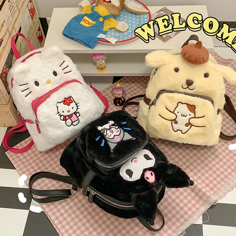 Hello Kitty Kawaii Sanrioed Pom Pom Purin Kuromi Cartoon Backpack Girl Shoulder Messenger Bag High Capacity Cosmetic Bag
Hello Kitty Kawaii Sanrioed Pom Pom Purin Kuromi Cartoon Backpack Girl Shoulder Messenger Bag High Capacity Cosmetic Bag