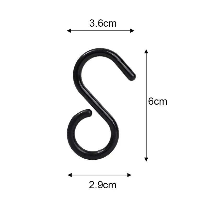 Крючки S-образные TPE 2 размера 
Крючки S-образные TPE 2 размера