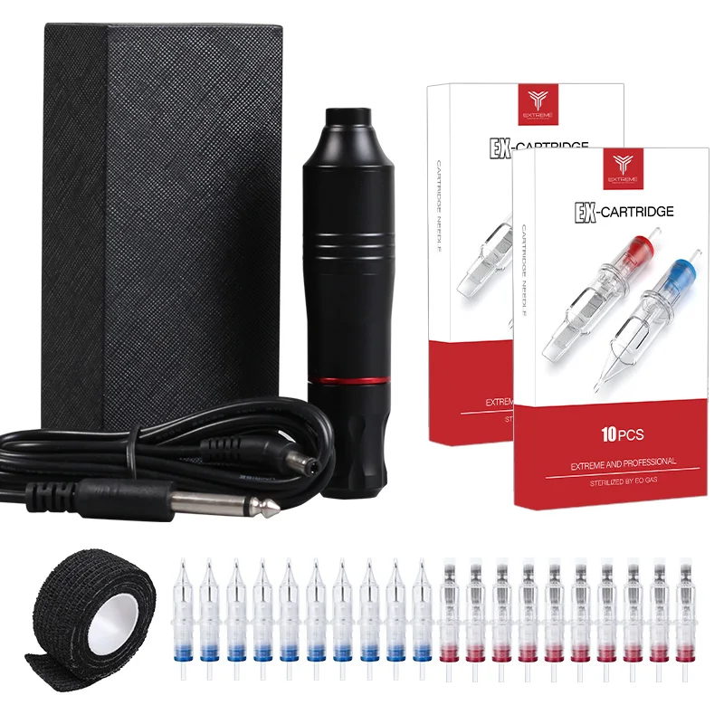 DRAGONHAWK High Quality Tattoo Rotary Pen Set Permanent Makeup Kits Mix Size Cartridge Needles for Tattoo Artist
DRAGONHAWK High Quality Tattoo Rotary Pen Set Permanent Makeup Kits Mix Size Cartridge Needles for Tattoo Artist