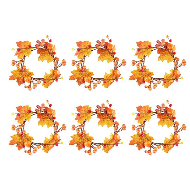 Кольца в виде осенней свечи 6 шт., круглые кольца в виде свечи с ягодами и кленовыми листьями, искусственный венок с ягодами, украшение для ст...
Кольца в виде осенней свечи 6 шт., круглые кольца в виде свечи с ягодами и кленовыми листьями, искусственный венок с ягодами, украшение для ст...