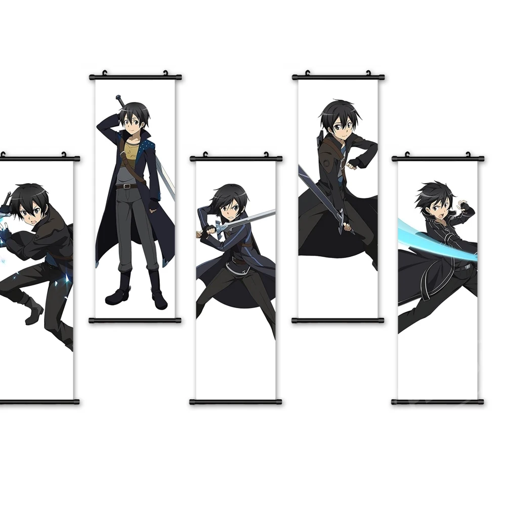 Sword Art Online Scroll Paintings Wall Art Canvas Hanging Picture Print Posters For Living Room Home Decor Japanese Anime Figure
Sword Art Online Scroll Paintings Wall Art Canvas Hanging Picture Print Posters For Living Room Home Decor Japanese Anime Figure
