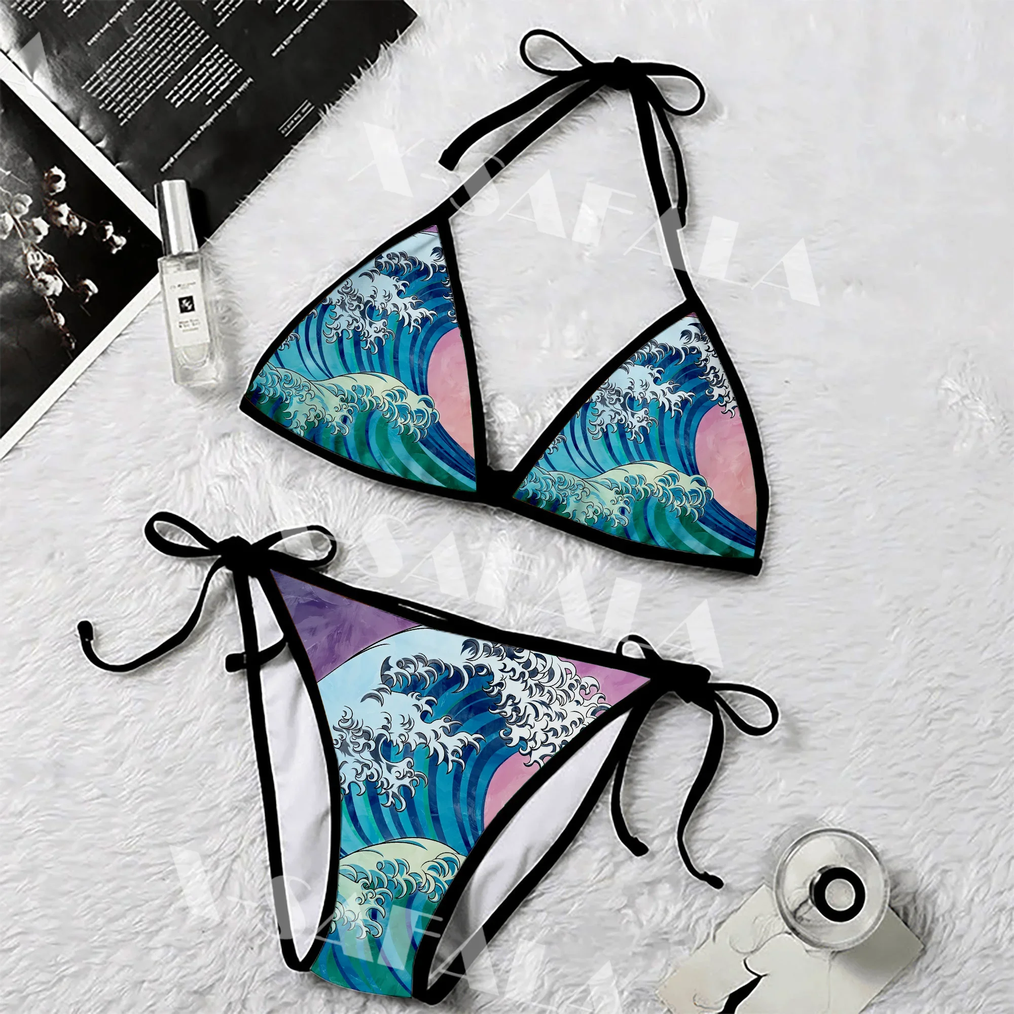 Japan Kanagawa Ukiyoe Waves Of Joy 3D Print For Womens Micro Bikini Set Summer Beachwear Sexy Beach Bathing Suits 
Japan Kanagawa Ukiyoe Waves Of Joy 3D Print For Womens Micro Bikini Set Summer Beachwear Sexy Beach Bathing Suits