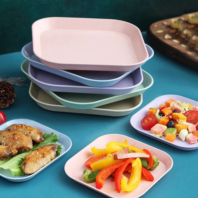 Plate Wheat Straw Plate Dessert Plate Plastic Dish Snacks Plate Fruit Plate Spit Bone Dish Dining Table Tray Sauce Seasoning
Plate Wheat Straw Plate Dessert Plate Plastic Dish Snacks Plate Fruit Plate Spit Bone Dish Dining Table Tray Sauce Seasoning