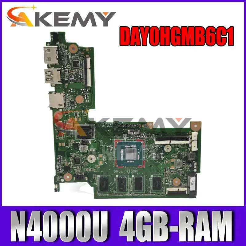 Akemy for HP Stream 11-AH 11-AH131NR laptop motherboard UMA Cel with N4000 4GB 32GeMMC WIN Mainboard L23458-601 DAY0HGMB6C1
Akemy for HP Stream 11-AH 11-AH131NR laptop motherboard UMA Cel with N4000 4GB 32GeMMC WIN Mainboard L23458-601 DAY0HGMB6C1