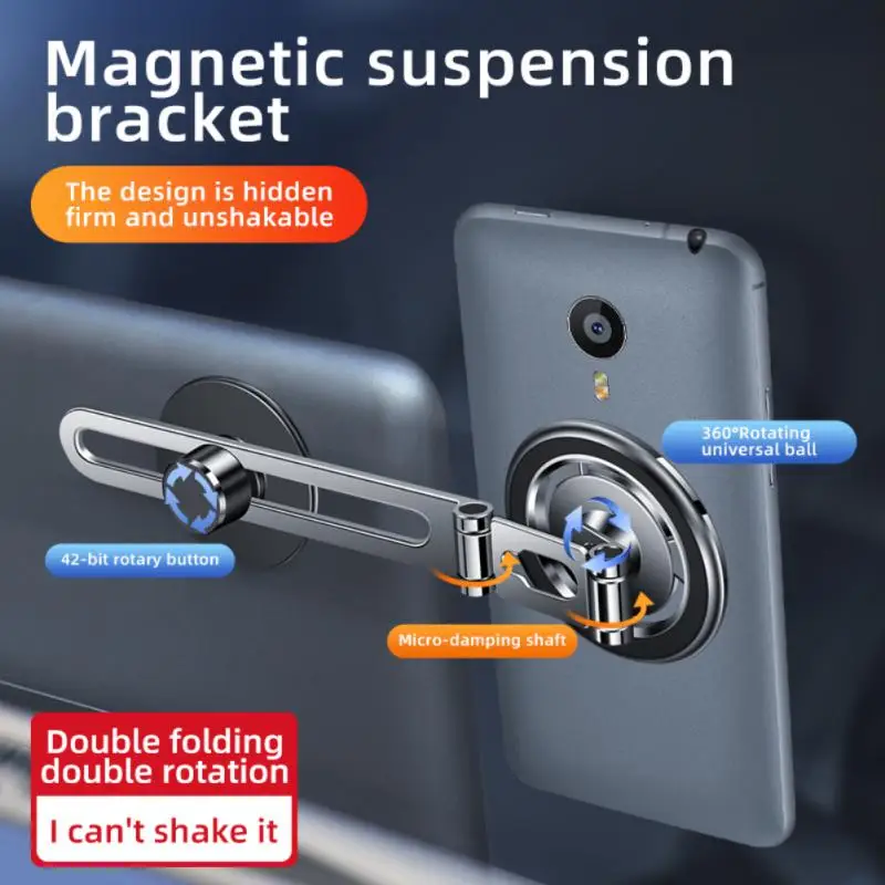 Metal Magnetic Car Mobile Phone Holder Folding Magnet Cell Phone Stand In Car GPS Support For IPhone Xiaomi 360° Rotatable Mount
Metal Magnetic Car Mobile Phone Holder Folding Magnet Cell Phone Stand In Car GPS Support For IPhone Xiaomi 360° Rotatable Mount