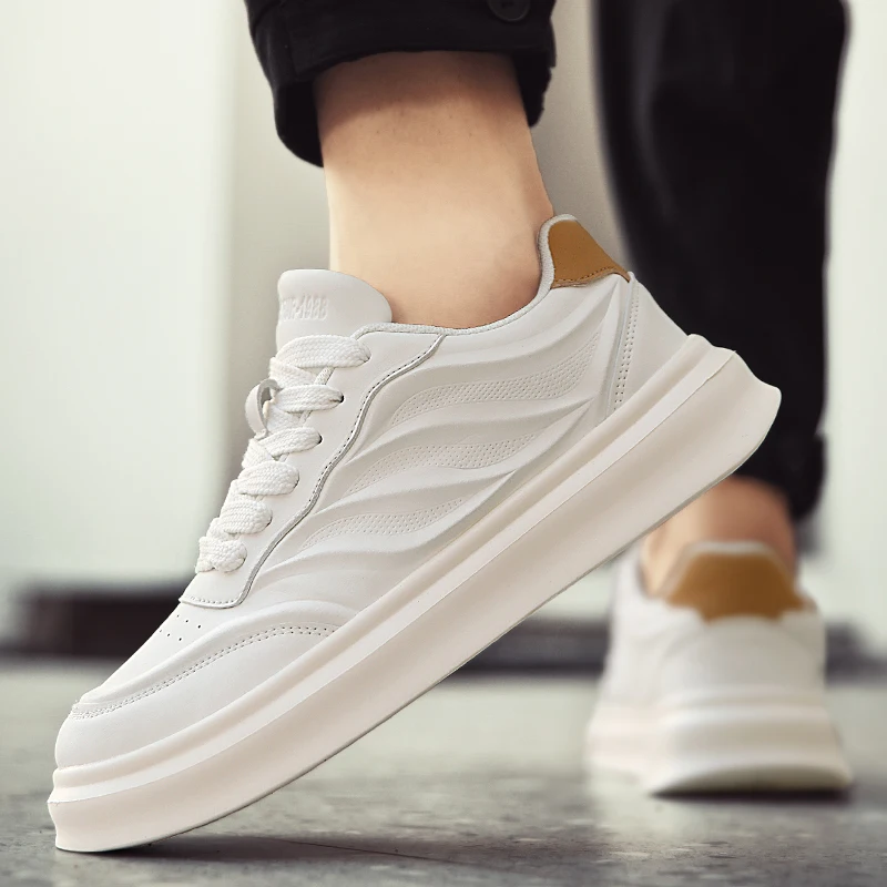 2023 New Men Platform Sports Shoes White Lace Up Mens Casual Vulcanize Shoes Chunky Sneakers Men's Shoes Zapatos Para Hombres
2023 New Men Platform Sports Shoes White Lace Up Mens Casual Vulcanize Shoes Chunky Sneakers Men's Shoes Zapatos Para Hombres