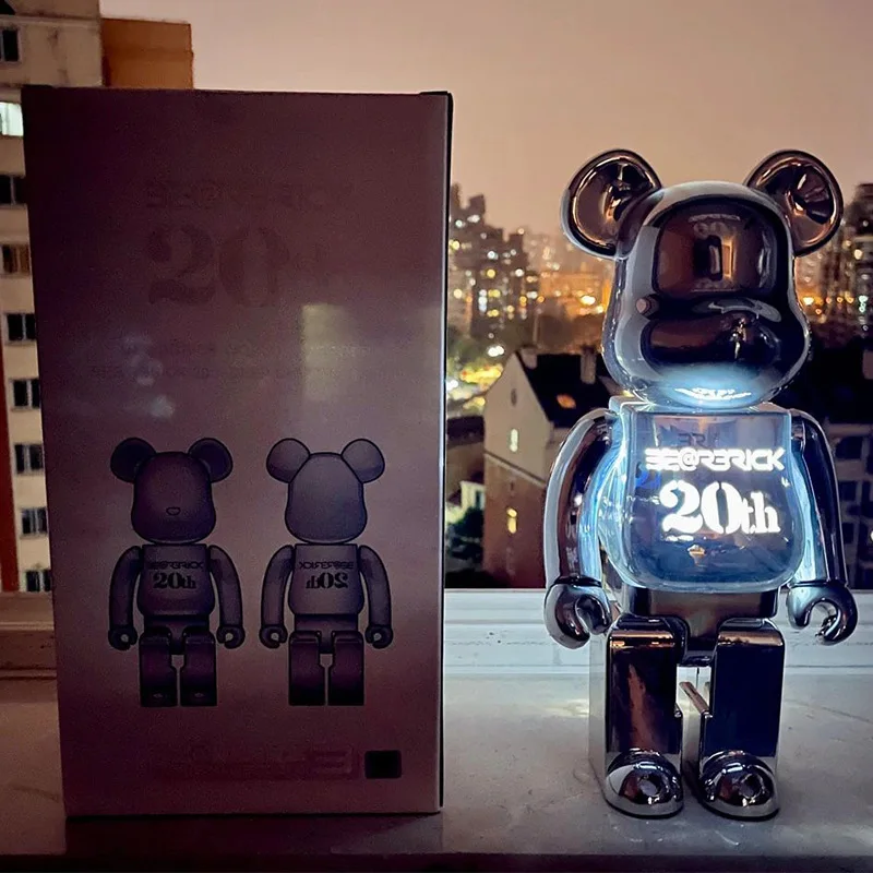 28Cm Violent Bear 400% Bearbricks 20th Anniversary Tide Play Handicraft Pvc Street Art Collectible Model April Fool's Day Gift
28Cm Violent Bear 400% Bearbricks 20th Anniversary Tide Play Handicraft Pvc Street Art Collectible Model April Fool's Day Gift