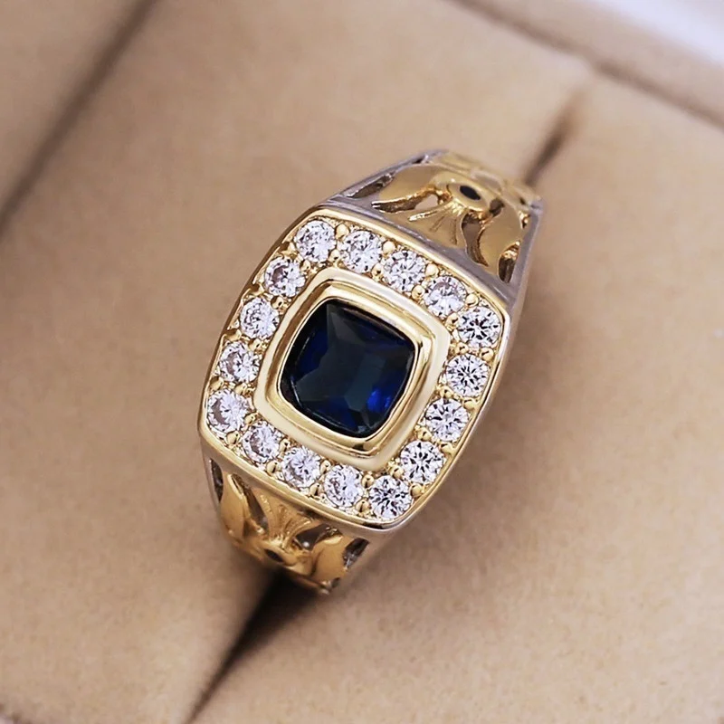Vintage Fashion Business with Stone New Metal Inlaid Zircon Rings for Man Body Decorations Male Gifts Jewelry Wholesale Goods
Vintage Fashion Business with Stone New Metal Inlaid Zircon Rings for Man Body Decorations Male Gifts Jewelry Wholesale Goods