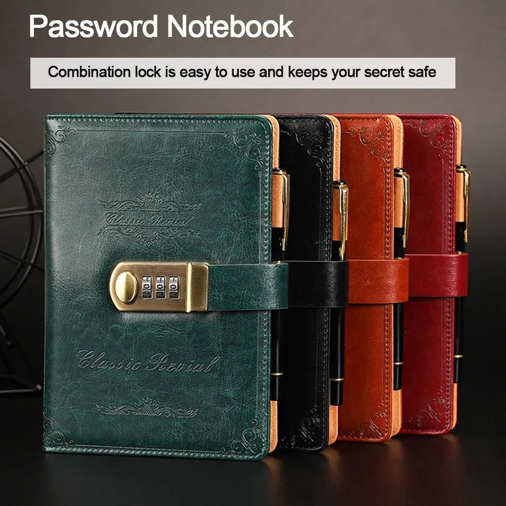 A5 Password Book Portable Thicken With Lock Diary Book Fashion Student Notepad Journal Stationery Office School Supplies
A5 Password Book Portable Thicken With Lock Diary Book Fashion Student Notepad Journal Stationery Office School Supplies