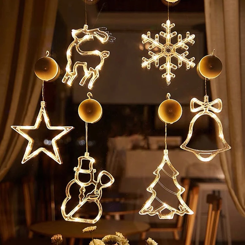 Led Christmas Light Christmas Sucker Lights Window Decoration Light Christmas Tree Curtain Light home decor 2023 New Year Decor
Led Christmas Light Christmas Sucker Lights Window Decoration Light Christmas Tree Curtain Light home decor 2023 New Year Decor