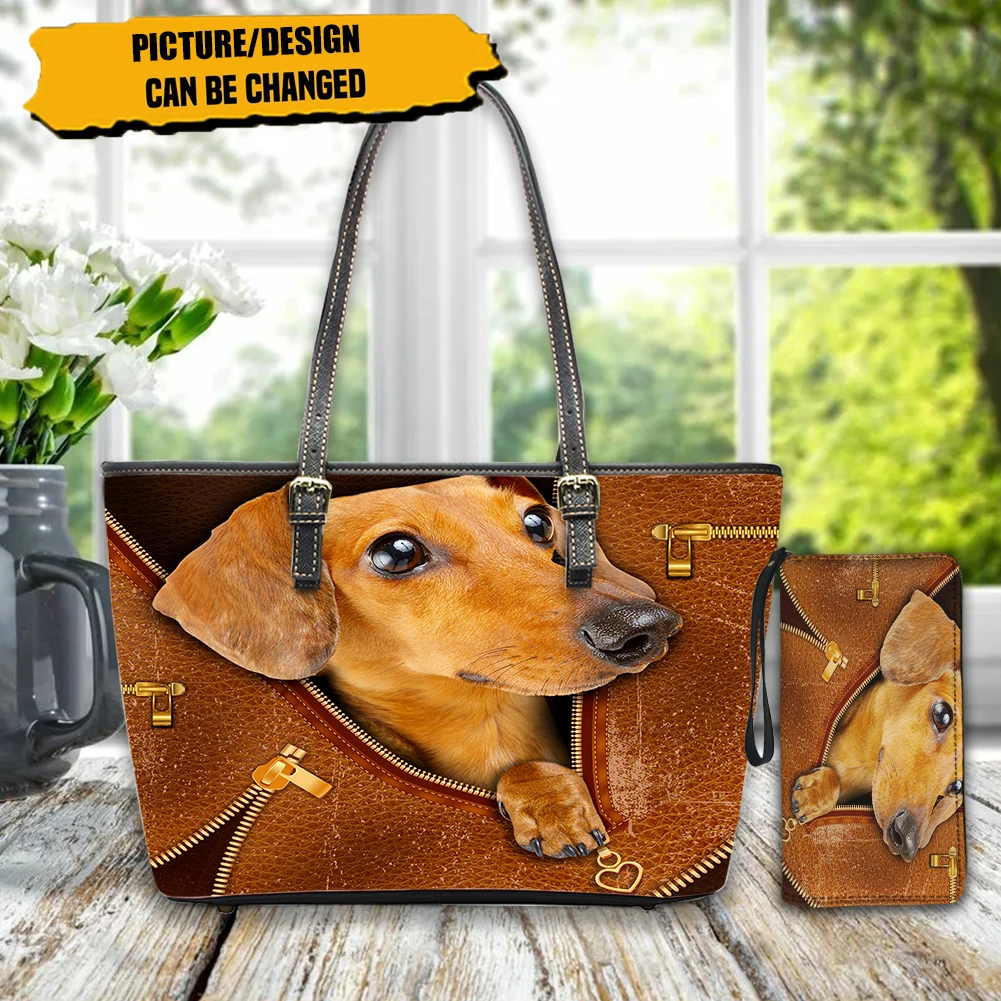 Coloranimal Zipper Pttern Dog One Hand Cute Funny Brown Ladies Leather Bag Large Capacity Commuter Bag Multifunctional Wallet
Coloranimal Zipper Pttern Dog One Hand Cute Funny Brown Ladies Leather Bag Large Capacity Commuter Bag Multifunctional Wallet