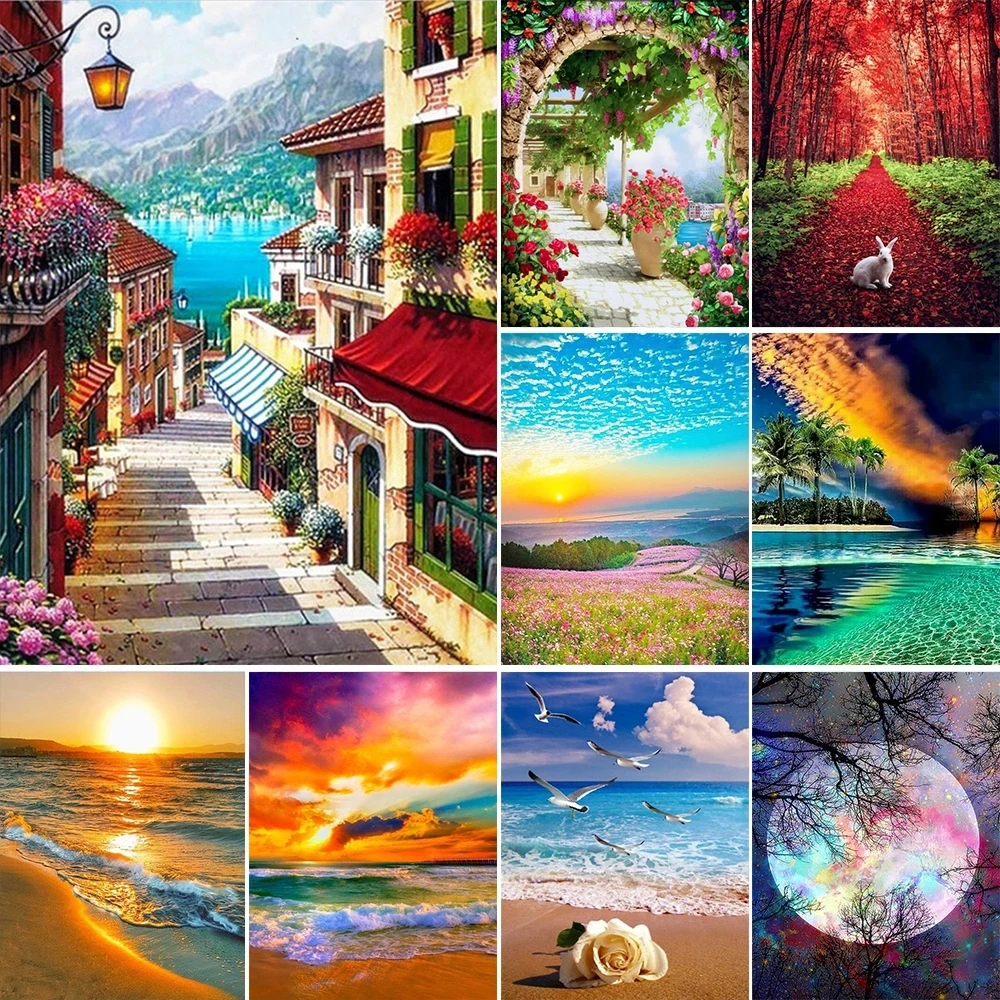 Diamond Painting DIY 5D Beautiful Scenery Series Full Drill Mosaic Picture Embroidery Rhinestone Cross Stitch Art Kit Home Decor
Diamond Painting DIY 5D Beautiful Scenery Series Full Drill Mosaic Picture Embroidery Rhinestone Cross Stitch Art Kit Home Decor