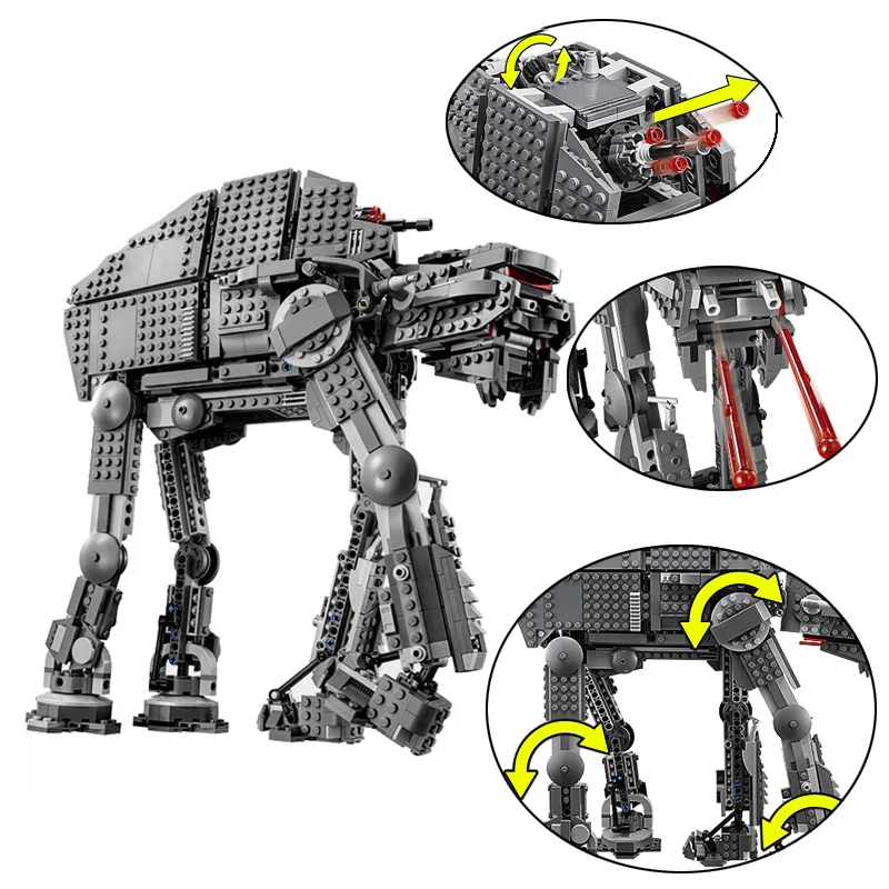 In Stock 05130 Star plan Compatible 75189 75251 Heavy Assault Walker Model Building Blocks Birthday Gift Toys For Children
In Stock 05130 Star plan Compatible 75189 75251 Heavy Assault Walker Model Building Blocks Birthday Gift Toys For Children