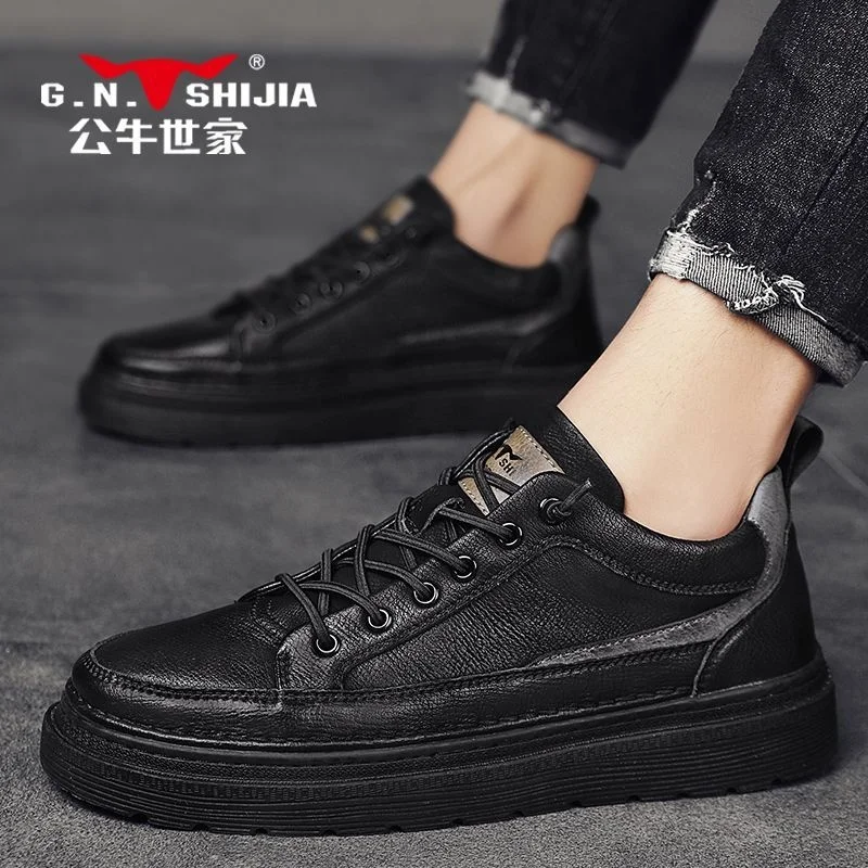 High quality Leather Shoes Men's Autumn 2023 New Antique Antiskid Work Wear Fashion Versatile Casual Board
High quality Leather Shoes Men's Autumn 2023 New Antique Antiskid Work Wear Fashion Versatile Casual Board
