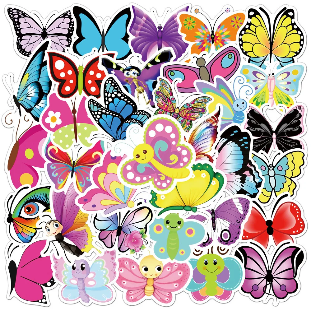 10/30/50Pcs Cute Cartoon Butterfly Stickers For Kids DIY Phone Fridge Notebook Car Stationery Wall Waterproof Sticker Decals Toy
10/30/50Pcs Cute Cartoon Butterfly Stickers For Kids DIY Phone Fridge Notebook Car Stationery Wall Waterproof Sticker Decals Toy