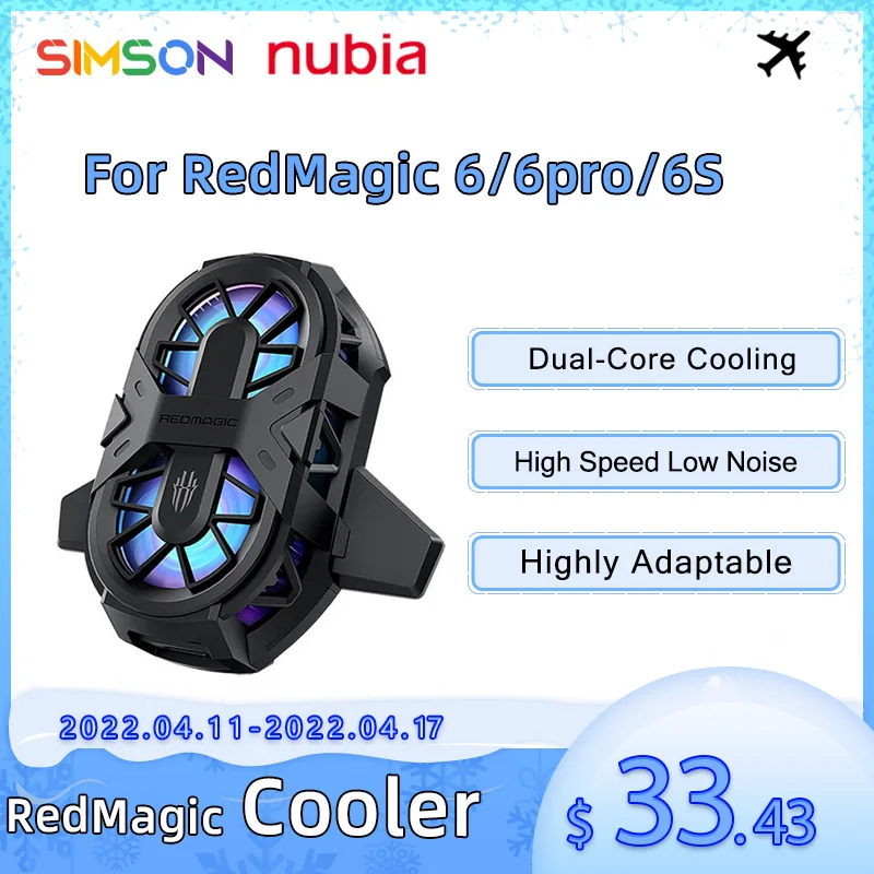 Original ZTE NUBIA Gamingphone DualCore Fan Cooler FunCooler ICE For REDMAGIC 6S Pro ROG 5S Lenovo Legion 2 Pro BLACKSHARK 4
Original ZTE NUBIA Gamingphone DualCore Fan Cooler FunCooler ICE For REDMAGIC 6S Pro ROG 5S Lenovo Legion 2 Pro BLACKSHARK 4