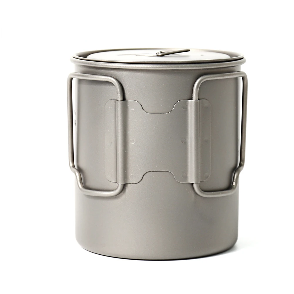 350ml1psPOT-750 Pure Titanium Cup Ultralight Outdoor Mug with Lid and Foldable Handle Camping Cookware
350ml1psPOT-750 Pure Titanium Cup Ultralight Outdoor Mug with Lid and Foldable Handle Camping Cookware
