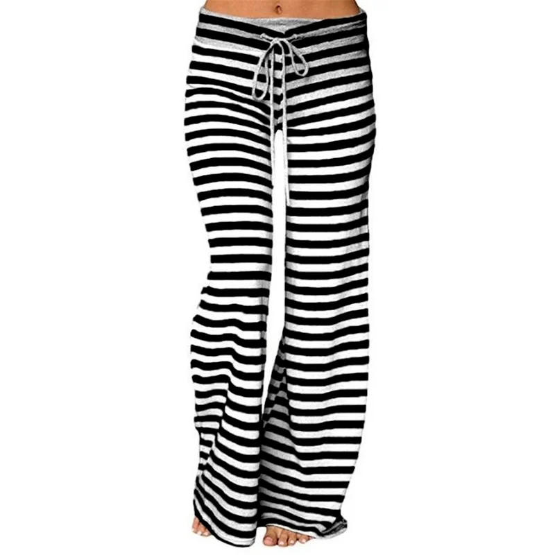 Plus Size Pants 2021 Ladies Leggings Fashion Striped High Waist Elastic Loose Wide-leg Pants Dancing Pants Quick-drying Pants
Plus Size Pants 2021 Ladies Leggings Fashion Striped High Waist Elastic Loose Wide-leg Pants Dancing Pants Quick-drying Pants