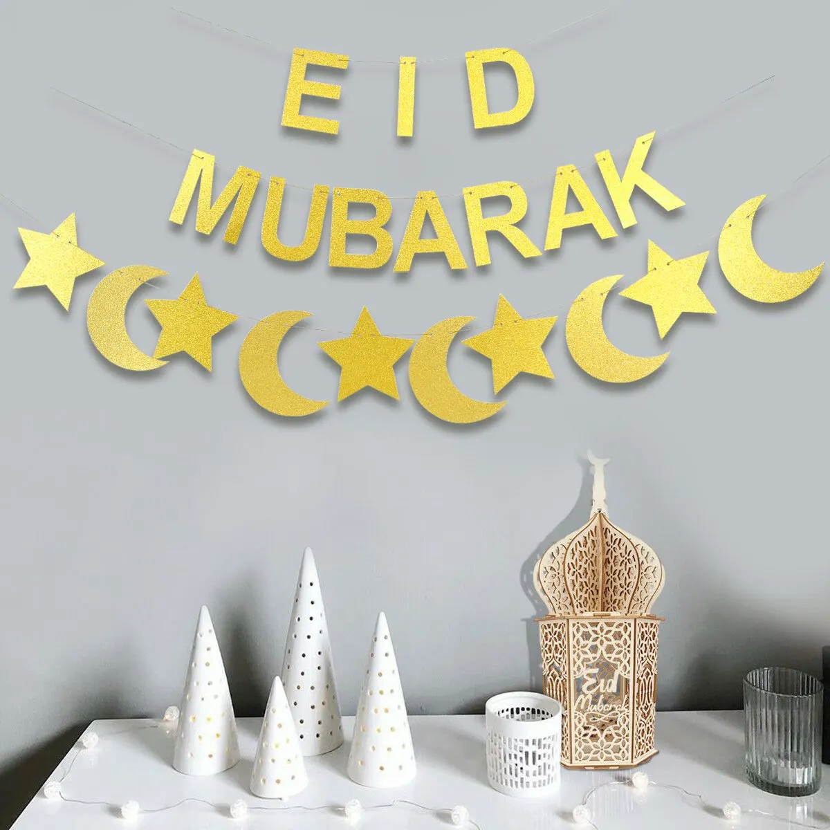 1PC Eid Mubarak Banner Ramadan Decoration For Home Islamic Muslim Party Supplies Eid Al Adha Eid Ramadan Mubarak Gifts Kareem
1PC Eid Mubarak Banner Ramadan Decoration For Home Islamic Muslim Party Supplies Eid Al Adha Eid Ramadan Mubarak Gifts Kareem