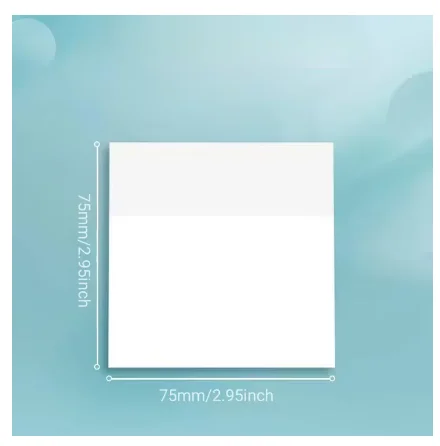 Прозрачный липкий блокнот Amengguo, 50 шт. 
Прозрачный липкий блокнот Amengguo, 50 шт.