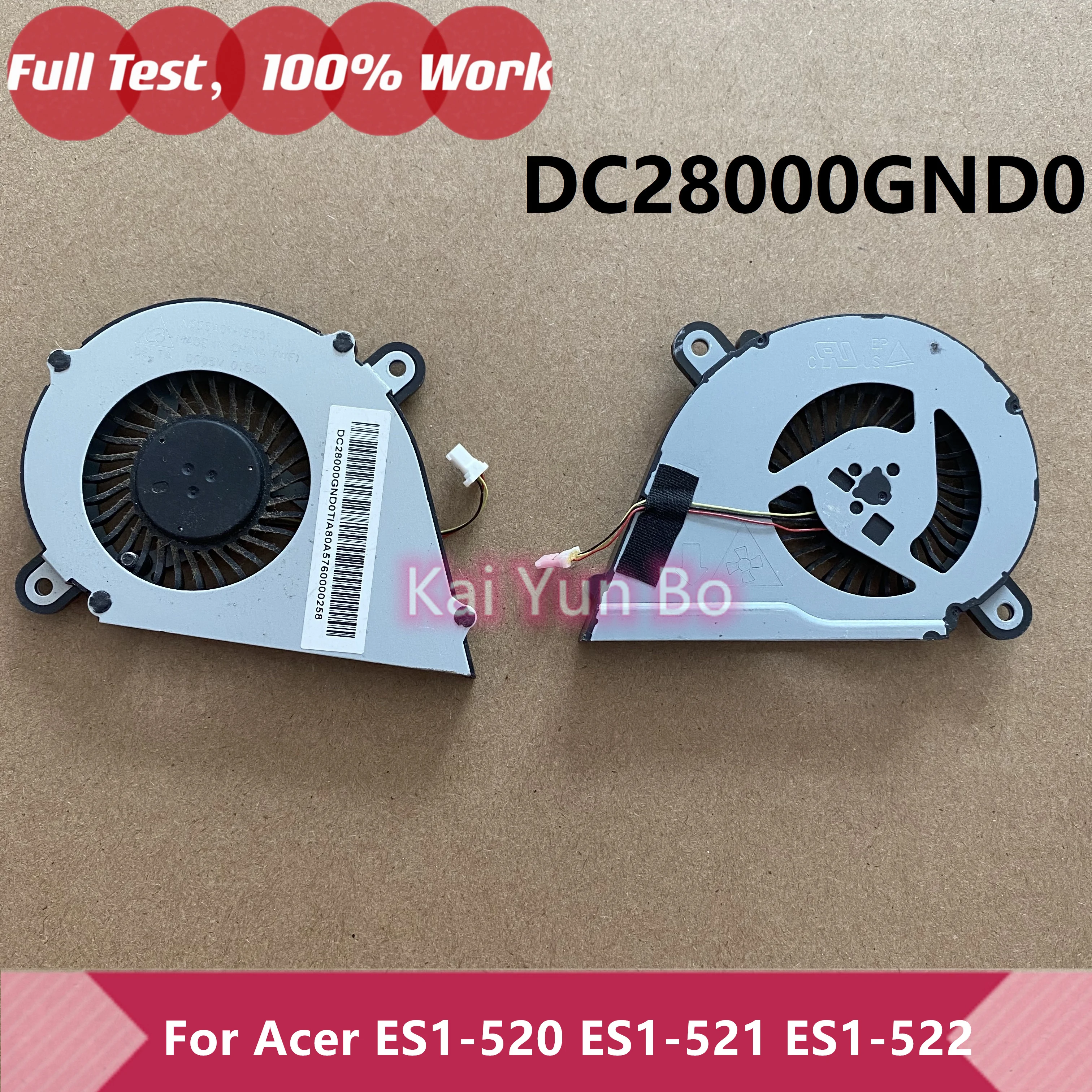 Original Laptop CPU Cooling Fan Compatible For Acer ES1-520 ES1-521 ES1-522 DC28000GND0 
Original Laptop CPU Cooling Fan Compatible For Acer ES1-520 ES1-521 ES1-522 DC28000GND0