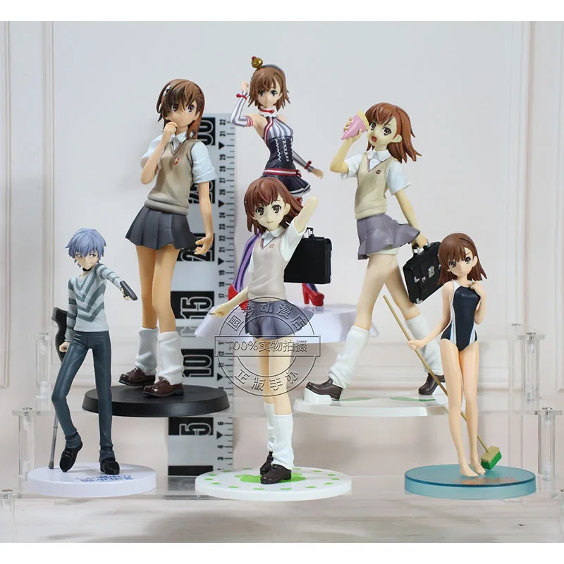 A Certain Scientific Railgun Action Figure Mikoto Misaka Kuroko Shirai Kazari Uiharu Touma Kamijou Homura Akemi Model Toys
A Certain Scientific Railgun Action Figure Mikoto Misaka Kuroko Shirai Kazari Uiharu Touma Kamijou Homura Akemi Model Toys