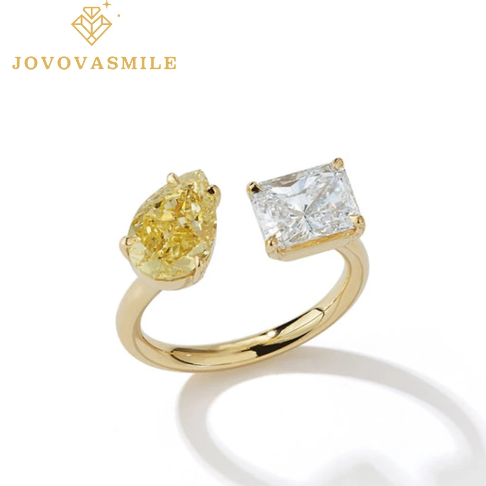 JOVOVASMILE Moissanite 14k Gold Wedding Ring 2carat Radaint Cut Lab Created Emeral Gem 2carat Pear Shape With Gra Certificated
JOVOVASMILE Moissanite 14k Gold Wedding Ring 2carat Radaint Cut Lab Created Emeral Gem 2carat Pear Shape With Gra Certificated