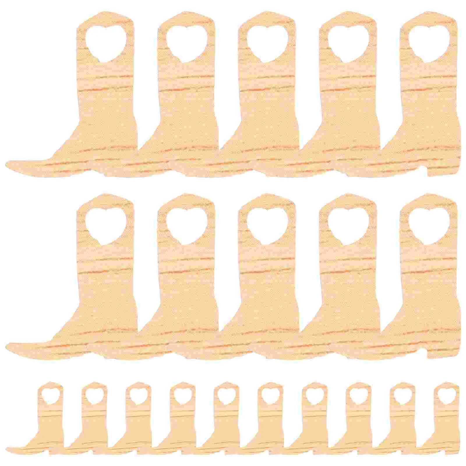 50 PCS Wooden Crafts Adornment Embellishments Cowboy Boots for Decoration Party Wedding Home
50 PCS Wooden Crafts Adornment Embellishments Cowboy Boots for Decoration Party Wedding Home