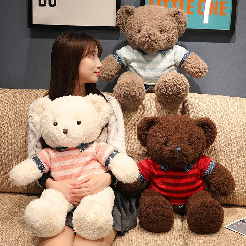 Мультяшный плюшевый медведь, плюшевые игрушки, Мягкое Животное с одеждой, кавайные медвежонки, куклы для детей, малышей, детей, девочек, подарок на день Святого Валентина
Мультяшный плюшевый медведь, плюшевые игрушки, Мягкое Животное с одеждой, кавайные медвежонки, куклы для детей, малышей, детей, девочек, подарок на день Святого Валентина