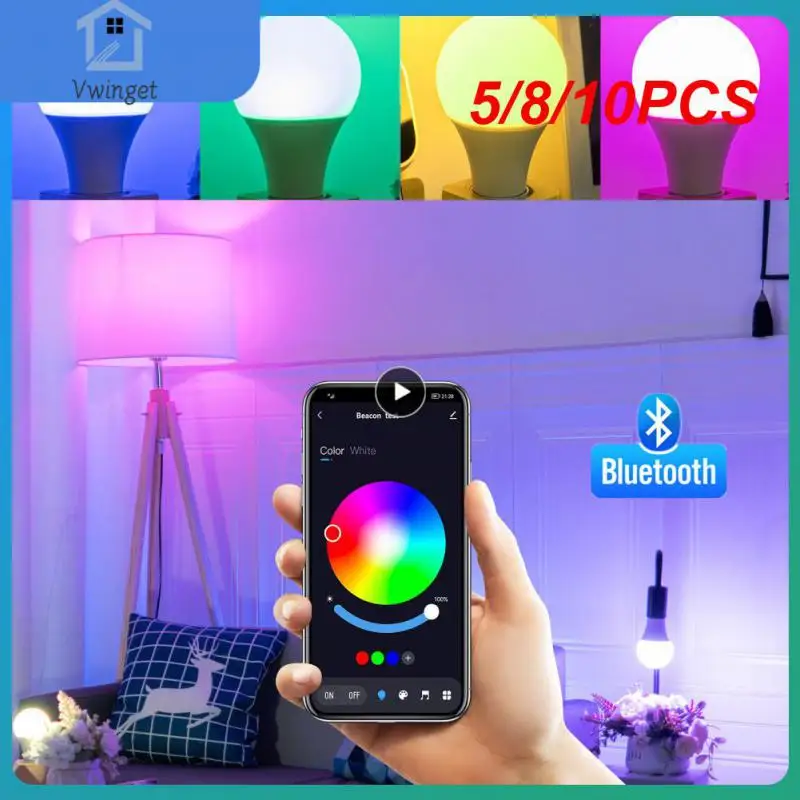 5/8/10PCS Tuya Smart B22 E27 Lamp Bulb Diy Color Led Bulb 10w Remote Control Rgb Light Works With Gateway 
5/8/10PCS Tuya Smart B22 E27 Lamp Bulb Diy Color Led Bulb 10w Remote Control Rgb Light Works With Gateway