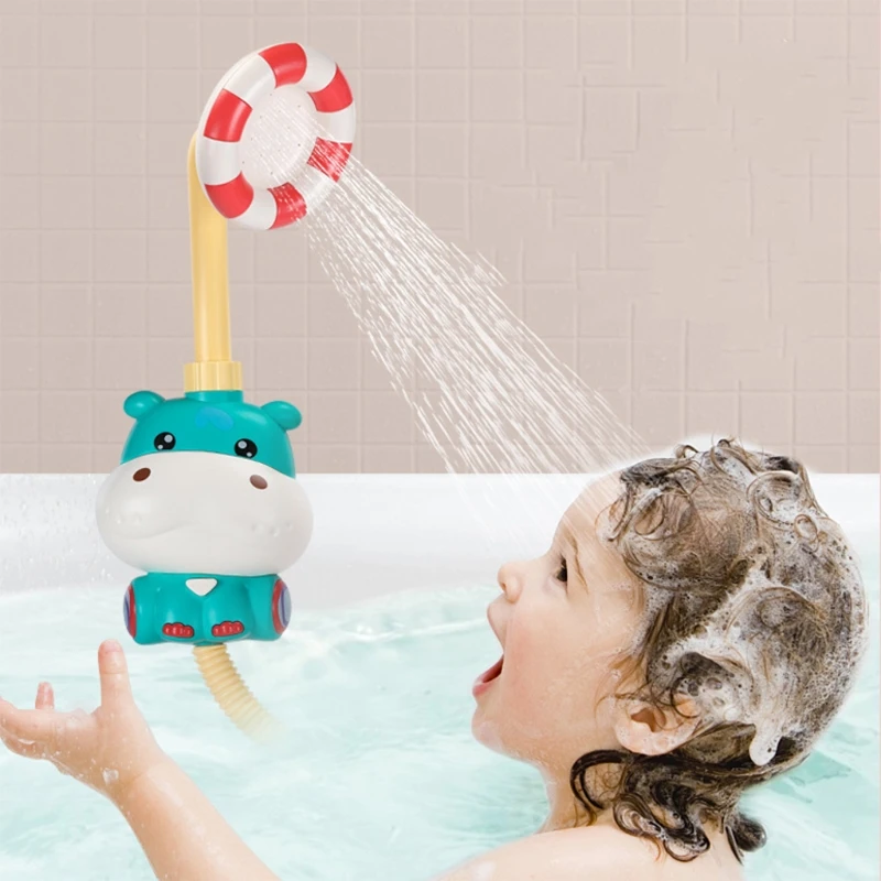 Hippo Shower Head Water Toy Swimming Pool Indoor Water Sprinkler for Bathtub Baby Infant Mold Free with Strong Suction A2UB
Hippo Shower Head Water Toy Swimming Pool Indoor Water Sprinkler for Bathtub Baby Infant Mold Free with Strong Suction A2UB