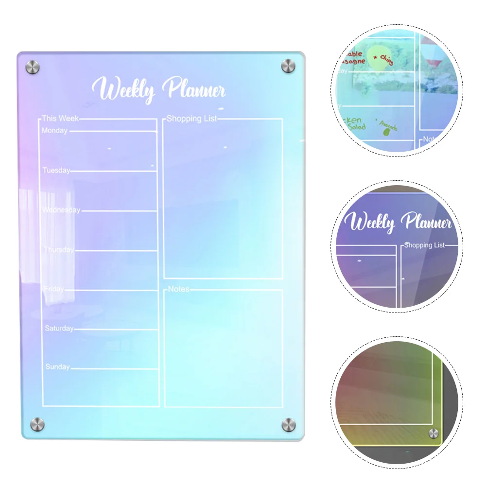 Erasable Writing Board House Decorations Home Weekly Fridge Dry Erase Magnet Wall Acrylic
Erasable Writing Board House Decorations Home Weekly Fridge Dry Erase Magnet Wall Acrylic