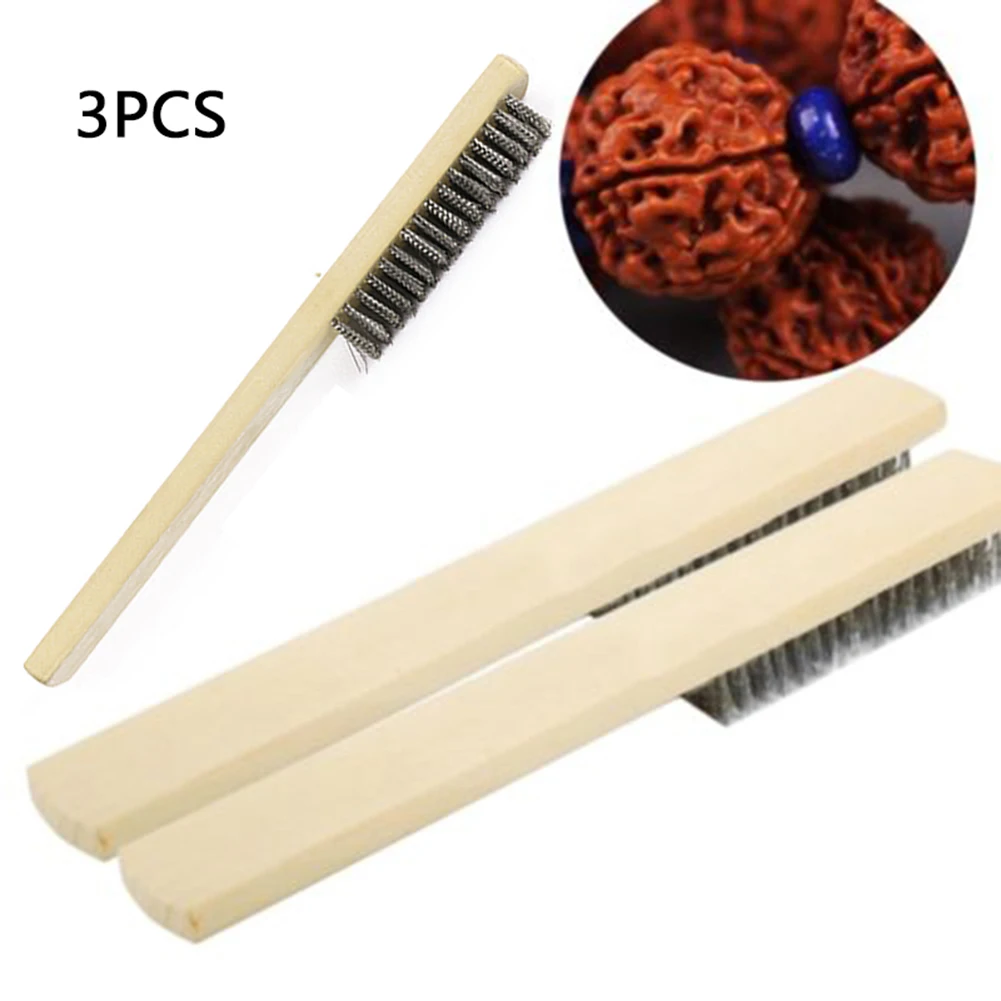 3PCS Stainless Steel Brush Small Wire Brushes For Metal Rust Removal Welding Seam Metal Polishing Rust Cleaning Tool
3PCS Stainless Steel Brush Small Wire Brushes For Metal Rust Removal Welding Seam Metal Polishing Rust Cleaning Tool
