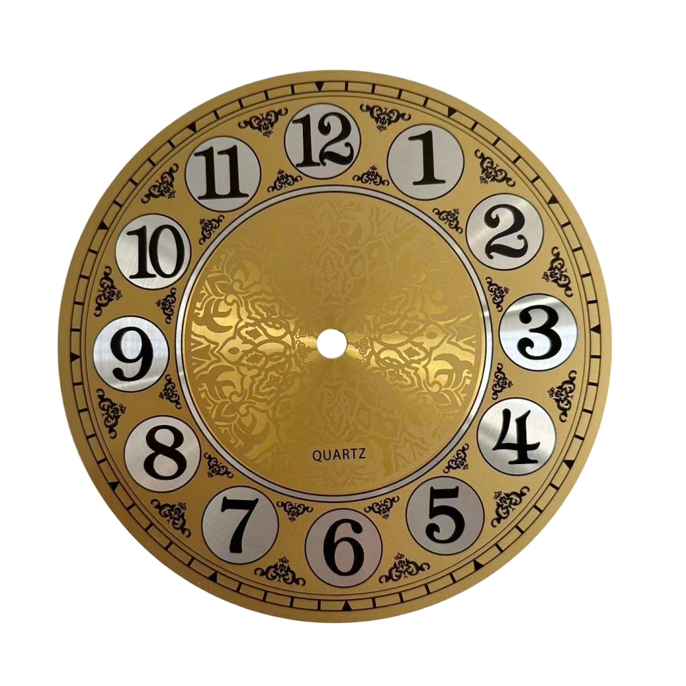 

Clock Dial Face 7 In Diameters 180mm Vintage Aluminium Metal Wall Clock Dial Face Arabic Numeral DIY Accessories