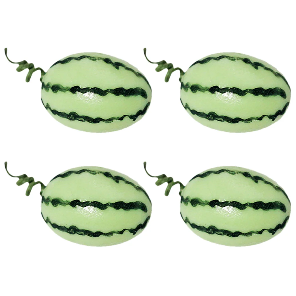 4 Pcs Fruit Model Fake Realistic Watermelon Artificial Dollhouse Miniatures Resin Simulated Toy
4 Pcs Fruit Model Fake Realistic Watermelon Artificial Dollhouse Miniatures Resin Simulated Toy