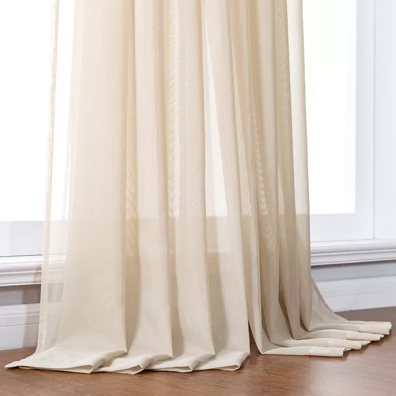 Beige Luxurious Tulle Curtains for Living Room Bedroom Decoration Modern Chiffon Solid Sheer Window Voile Kitchen Curtain
Beige Luxurious Tulle Curtains for Living Room Bedroom Decoration Modern Chiffon Solid Sheer Window Voile Kitchen Curtain