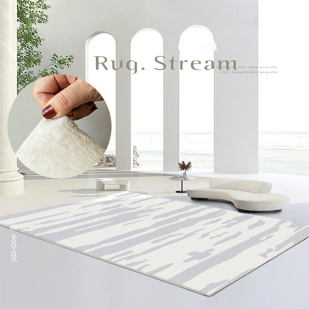 Роскошные кашемировые толстые коврики в стиле Wabi-sabi для гостиной, большой мягкий коврик для домашнего отдыха 
Роскошные кашемировые толстые коврики в стиле Wabi-sabi для гостиной, большой мягкий коврик для домашнего отдыха