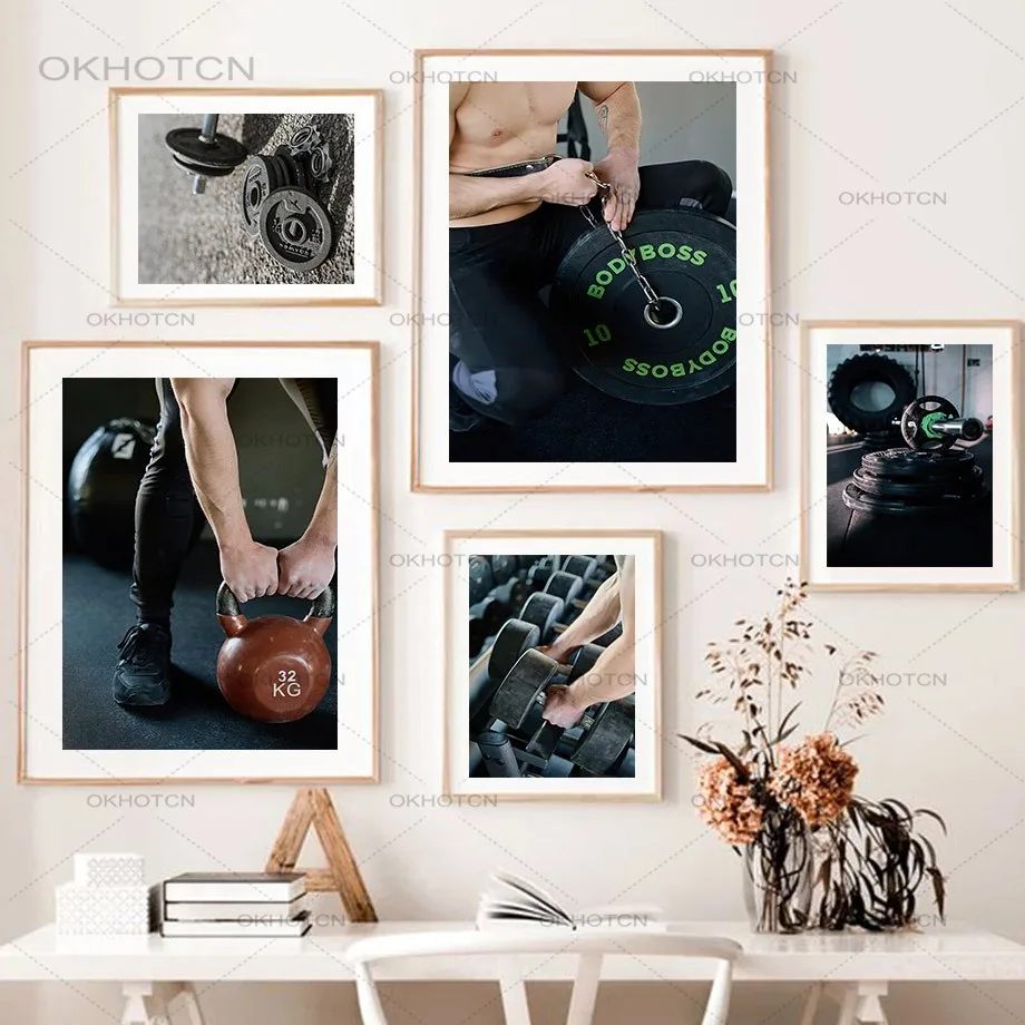 Workout Fitness Weightlifting Bodybuilding Wall Art Canvas Painting Nordic Posters and Prints Wall Pictures for Gym Room Decor
Workout Fitness Weightlifting Bodybuilding Wall Art Canvas Painting Nordic Posters and Prints Wall Pictures for Gym Room Decor